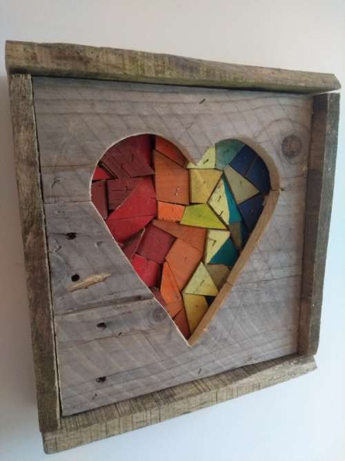 mosaic heart
